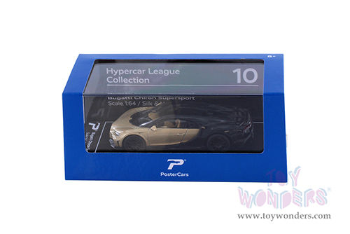 H10 Kinsmart PosterCars Hypercar League Bugatti Chiron Supersport Diecast Model Car