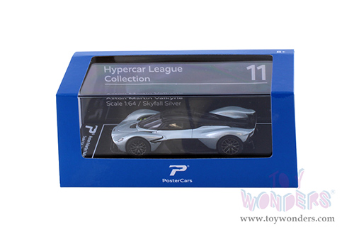 H11 Kinsmart PosterCars Hypercar League Collection Aston Martin Valkrite Diecast Model Car
