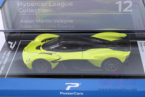 H12 Kinsmart PosterCars Hypercar League Collection Aston Martin Valkrite Diecast Model Car