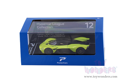 H12 Kinsmart PosterCars Hypercar League Collection Aston Martin Valkrite Diecast Model Car
