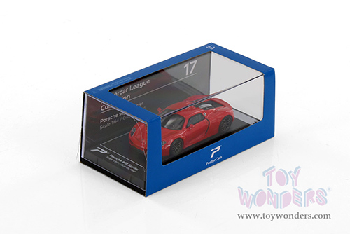H13-18 Kinsmart PosterCars Hypercar League Collection Red Diecast Model Car Window Box Package