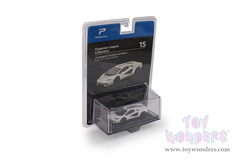 H15B Kinsmart PosterCars Hypercar League Lamborghini Countach LPI 800-4 Diecast Model Car Blister Card Package