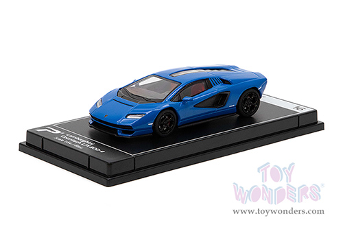 H16B Kinsmart PosterCars Hypercar League Collection Lamborghini Countach LPI 800-4 Blue Diecast Model Car