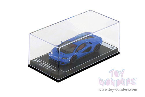 H16B Kinsmart PosterCars Hypercar League Collection Lamborghini Countach LPI 800-4 Diecast Model Car Blister Card Package