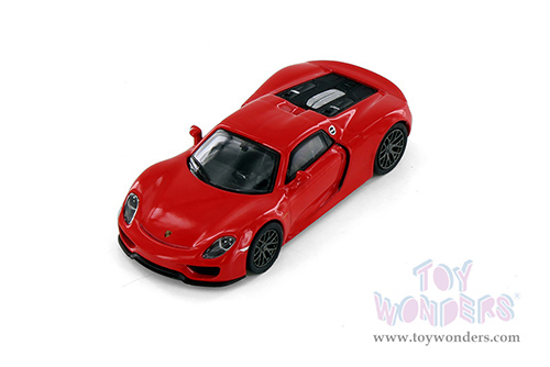 H17 Kinsmart PosterCars Hypercar League Collection Porsche 918 Spyder Diecast Model Car