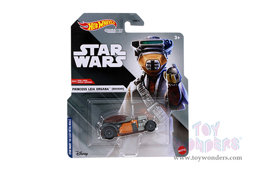 Mattel Hot Wheels - Star Wars Blockbuster Character Car Assorted (3" scale diecast model car, Asstd.) HHB74956H