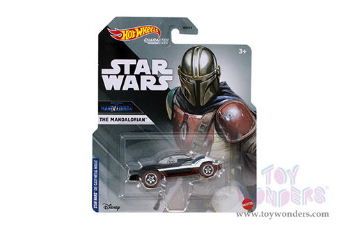 Mattel Hot Wheels - Star Wars Blockbuster Character Car Assorted (3" scale diecast model car, Asstd.) HHB74956H