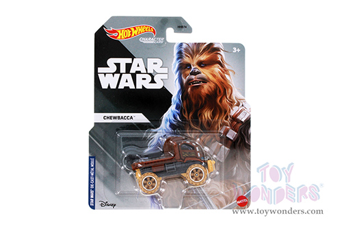 Mattel Hot Wheels - Star Wars Blockbuster Character Car Assorted (3" scale diecast model car, Asstd.) HHB74956H