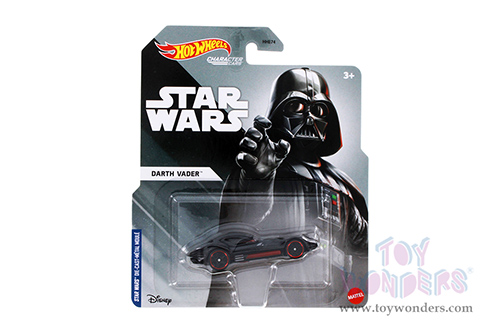 Mattel Hot Wheels - Star Wars Blockbuster Character Car Assorted (3" scale diecast model car, Asstd.) HHB74956H