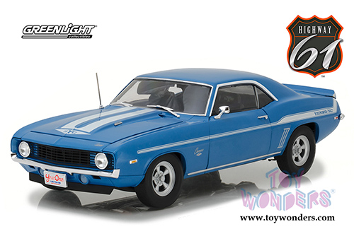 Greenlight Highway 61 - Fast & Furious | Brian's Chevrolet&reg; Yenko&trade; Camaro&reg; Hard Top (1969, 1/18 scale diecast model car, Blue) HWY18001
