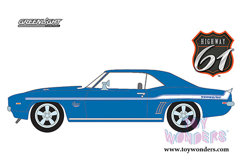 Greenlight Highway 61 - Fast & Furious | Brian's Chevrolet&reg; Yenko&trade; Camaro&reg; Hard Top (1969, 1/18 scale diecast model car, Blue) HWY18001