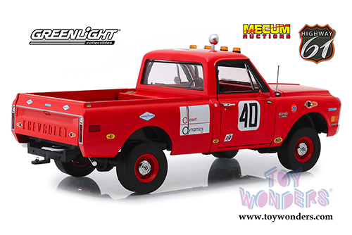 Greenlight Highway 61 - Mecum Auctions | Chevrolet&reg; C10 Baja 1000 #40 Pickup Truck (1969, 1/18 scale diecast model car, Red) HWY18007