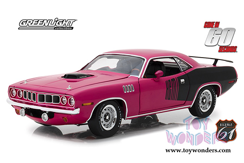 Greenlight - Shannon from "Gone in 60 Seconds" - Plymouth Hemi&reg; 'Cuda Hard Top (1971, 1/18 scale diecast model car, Pink) HWY18010