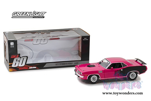 Greenlight - Shannon from "Gone in 60 Seconds" - Plymouth Hemi&reg; 'Cuda Hard Top (1971, 1/18 scale diecast model car, Pink) HWY18010