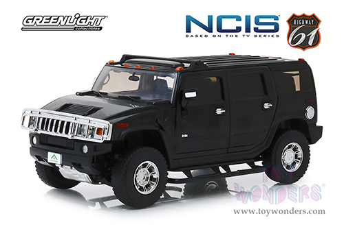 Greenlight Highway 61 - Hummer H2 "NCIS" (2003-2018) TV Series (2006, 1/18 scale diecast model car, Black) HWY18013
