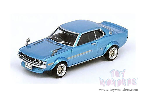 Inno Models - Toyota Celica 1600GTV (TA22) (1/64 scale diecast model car, Metallic Blue) IN641600-MBL