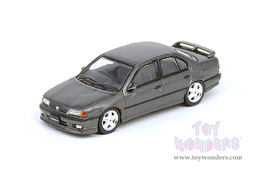 Inno Models - Nissan Primera P10 (1/64 scale diecast model car, Gun Metal Grey) IN64P10-GMG