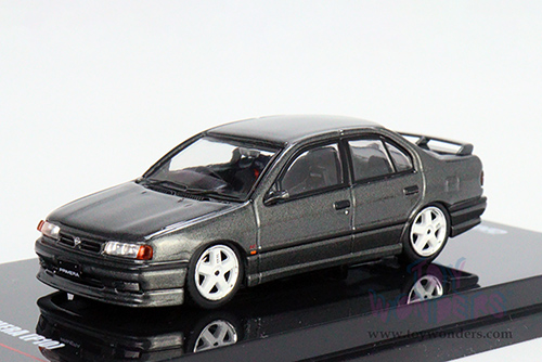 Inno Models - Nissan Primera P10 (1/64 scale diecast model car, Gun Metal Grey) IN64P10-GMG