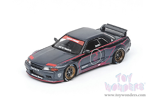 Inno Models - Nissan Skyline GT-R (R32) Pandem "By WD Ultimate" (1/64 scale diecast model car, Dark Blue) IN64R32P-WDU