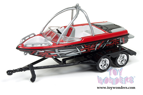 Round 2 Johnny Lightning - Gone Fishing 2017 Release 3 Set A (1/64 scale diecast model car, Asstd.) JLBT003/36A