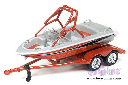 Round 2 Johnny Lightning - Gone Fishing 2017 Release 3 Set A (1/64 scale diecast model car, Asstd.) JLBT003/36A