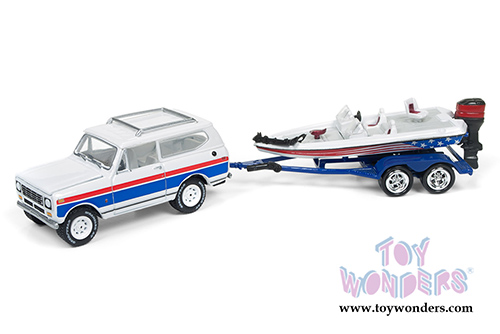 Round 2 Johnny Lightning - Gone Fishing 2017 Release 3 Set A (1/64 scale diecast model car, Asstd.) JLBT003/36A