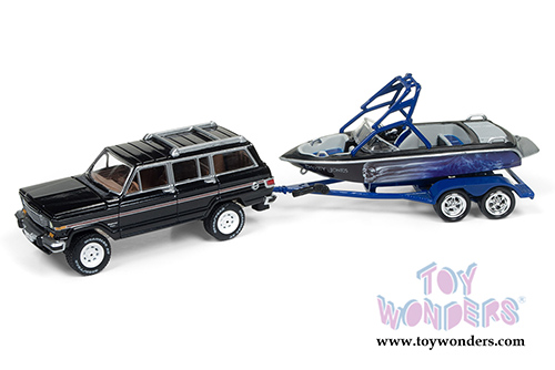 Round 2 Johnny Lightning - Gone Fishing 2017 Release 3 Set B (1/64 scale diecast model car, Asstd.) JLBT003/36B