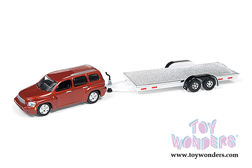 Round 2 Johnny Lightning - Truck and Trailer 2018 Release 3 Set B (1/64 scale diecast model car, Asstd.) JLBT008/36B