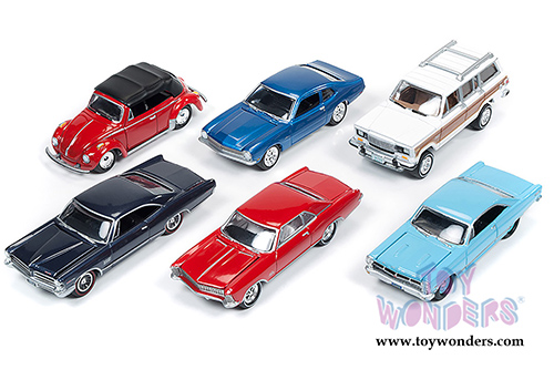 Round 2 Johnny Lightning Classic Gold Collection Release 1 Set A (1/64 scale diecast model car, Asstd.) JLCG001/48A