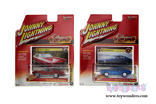 Round 2 Johnny Lightning Classic Gold Collection Release 1 Set A (1/64 scale diecast model car, Asstd.) JLCG001/48A