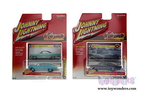 Round 2 Johnny Lightning Classic Gold Collection Release 1 Set A (1/64 scale diecast model car, Asstd.) JLCG001/48A