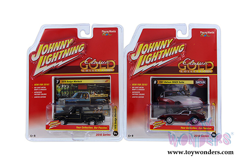 Round 2 Johnny Lightning Classic Gold Collection Release 2 Set A (1/64 scale diecast model car, Asstd.) JLCG002/48A