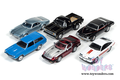 Round 2 Johnny Lightning Classic Gold Collection Release 2 Set A (1/64 scale diecast model car, Asstd.) JLCG002/48A