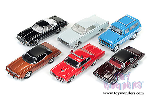 Round 2 Johnny Lightning - Classic Gold 2017 Release 1 Set A (1/64 scale diecast model car, Asstd.) JLCG003/12A