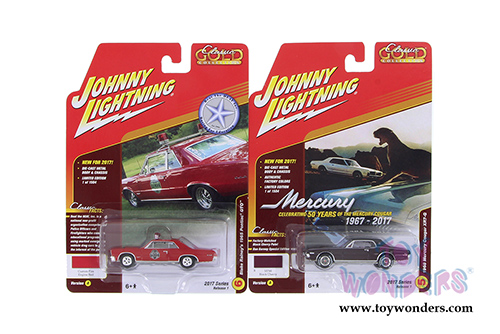 Round 2 Johnny Lightning - Classic Gold 2017 Release 1 Set A (1/64 scale diecast model car, Asstd.) JLCG003/12A