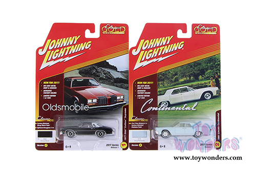 Round 2 Johnny Lightning - Classic Gold 2017 Release 1 Set A (1/64 scale diecast model car, Asstd.) JLCG003/12A