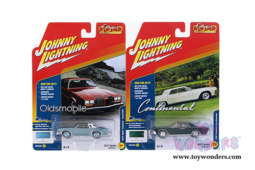 Round 2 Johnny Lightning - Classic Gold 2017 Release 1 Set B (1/64 scale diecast model car, Asstd.) JLCG003/48B