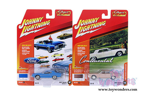 Round 2 Johnny Lightning - Classic Gold 2017 Release 1 Set C (1/64 scale diecast model car, Asstd.) JLCG003/48C