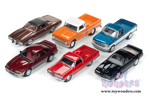 Round 2 Johnny Lightning - Classic Gold 2017 Release 2 Set A (1/64 scale diecast model car, Asstd.) JLCG004/48A