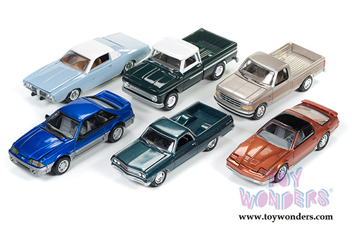 Round 2 Johnny Lightning - Classic Gold 2017 Release 2 Set B (1/64 scale diecast model car, Asstd.) JLCG004/48B