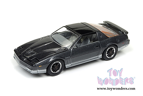 Round 2 Johnny Lightning - Classic Gold 2017 | Pontiac&reg; Firebird&reg; T/A (1985, 1/64 scale diecast model car, Medium Gray Poly/Silver) JLCG011/24B