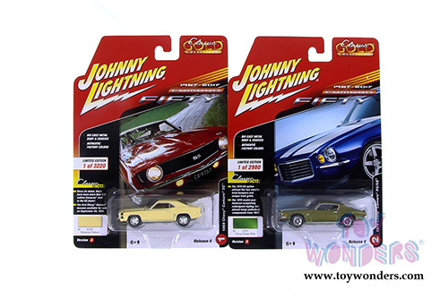 Round 2 Johnny Lightning - Classic Gold 2017 Release 4 Set A (1/64 scale diecast model car, Asstd.) JLCG012/48A