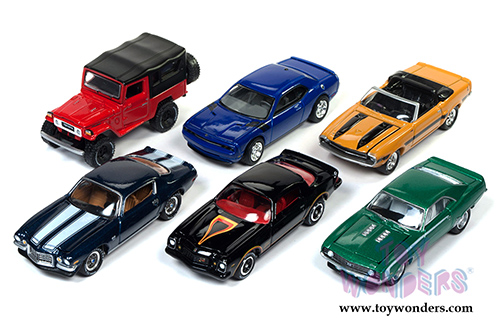 Round 2 Johnny Lightning - Classic Gold 2017 Release 4 Set B (1/64 scale diecast model car, Asstd.) JLCG012/48B