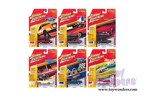 Round 2 Johnny Lightning - Classic Gold 2018 Release 2 Set A (1/64 scale diecast model car, Asstd.) JLCG014/12A