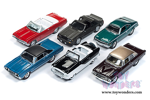 Round 2 Johnny Lightning - Classic Gold 2018 Release 2 Set B (1/64 scale diecast model car, Asstd.) JLCG014/12B