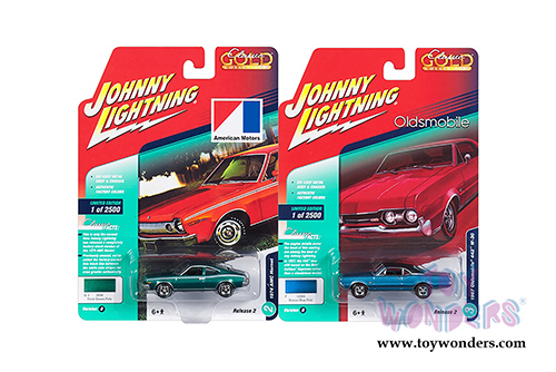 Round 2 Johnny Lightning - Classic Gold 2018 Release 2 Set B (1/64 scale diecast model car, Asstd.) JLCG014/12B