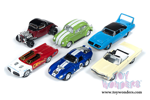 Round 2 Johnny Lightning - Classic Gold 2019 Release 1 Set A (1/64 scale diecast model car, Asstd.) JLCG018/48A