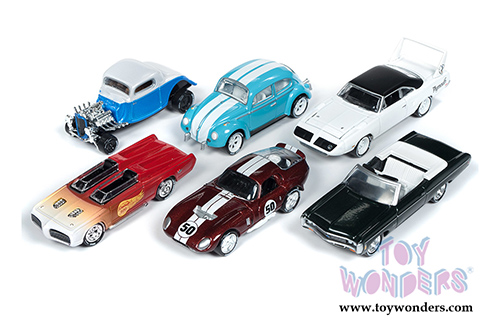 Round 2 Johnny Lightning - Classic Gold 2019 Release 1 Set B (1/64 scale diecast model car, Asstd.) JLCG018/48B