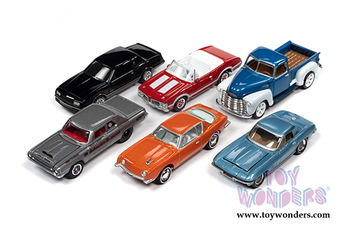 Round 2 Johnny Lightning - Classic Gold 2020 Release 2 Set B (1/64 scale diecast model car, Asstd.) JLCG022/48B