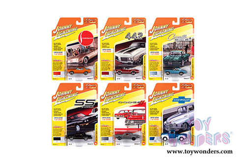 Round 2 Johnny Lightning - Classic Gold 2020 Release 2 Set B (1/64 scale diecast model car, Asstd.) JLCG022/48B